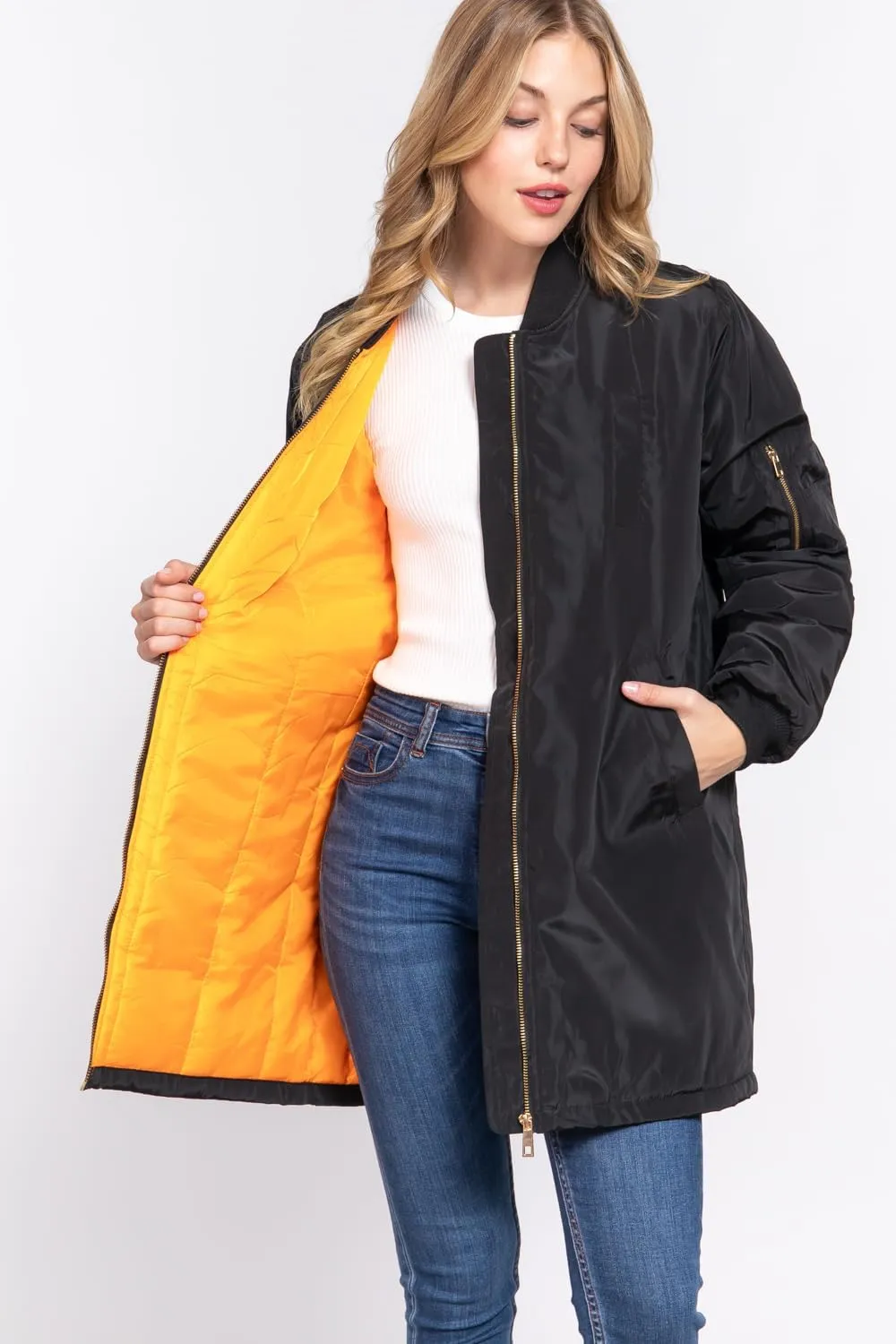 NE PEOPLE Womens Classic Quilted Various Styles Bomber Jacket Coat (S-3XL)