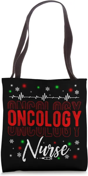 Oncology Nurse Christmas Nurse Doctor Hospital Medical Love Tote Bag