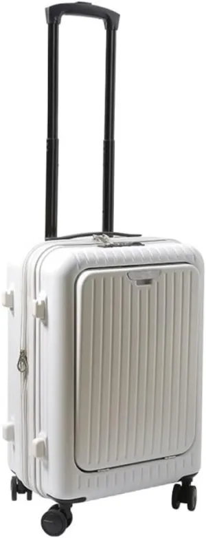 PANKERS Suitcase Fashionable Zipper Suitcase For Men, 20-inch High-end Multi-function Double-row Spinner Suitcase For Women Suitcases