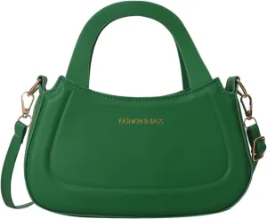 PU Leather Ladies Satchel Tote Bag Shoulder Bags Handbags for Women Evening Bag for Work Travel (Black)