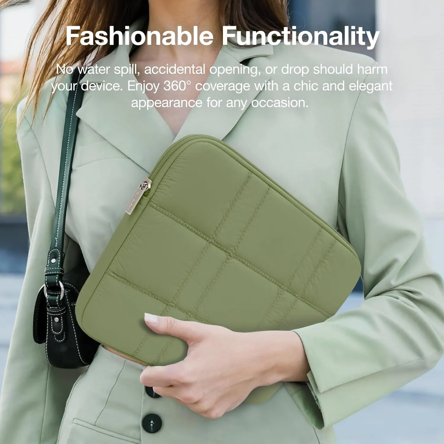 Puffy Laptop Sleeve for MacBook Pro 14 inch, Lightweight Laptop Cover, Protective Laptop Case for Women and Men, Compatible with Dell, HP, Lenovo, Asus, Acer and More