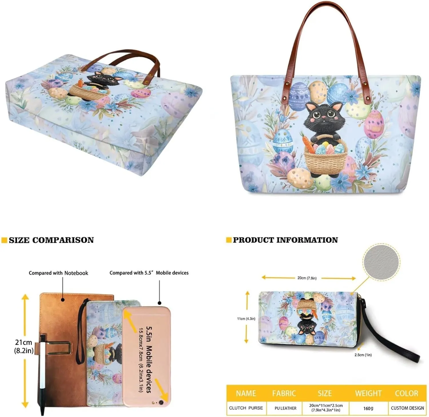 Purse and Wallet Set for Women Lady, Large Top Handle Purse Tote Bag Satchel Purse Shoulder Bag with Leather Wallet