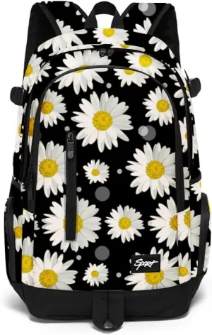 rickyh style School Backpack Travel Bag for Men & Women Lightweight College Back Pack with Laptop Compartmen