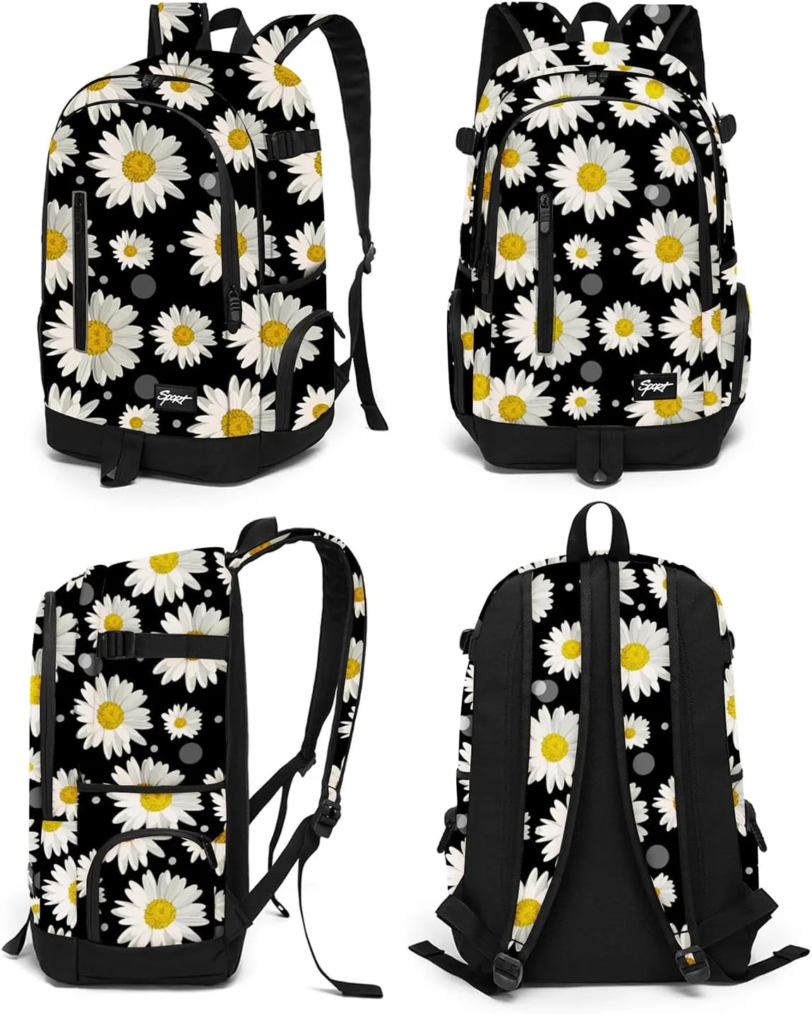 rickyh style School Backpack Travel Bag for Men & Women Lightweight College Back Pack with Laptop Compartmen