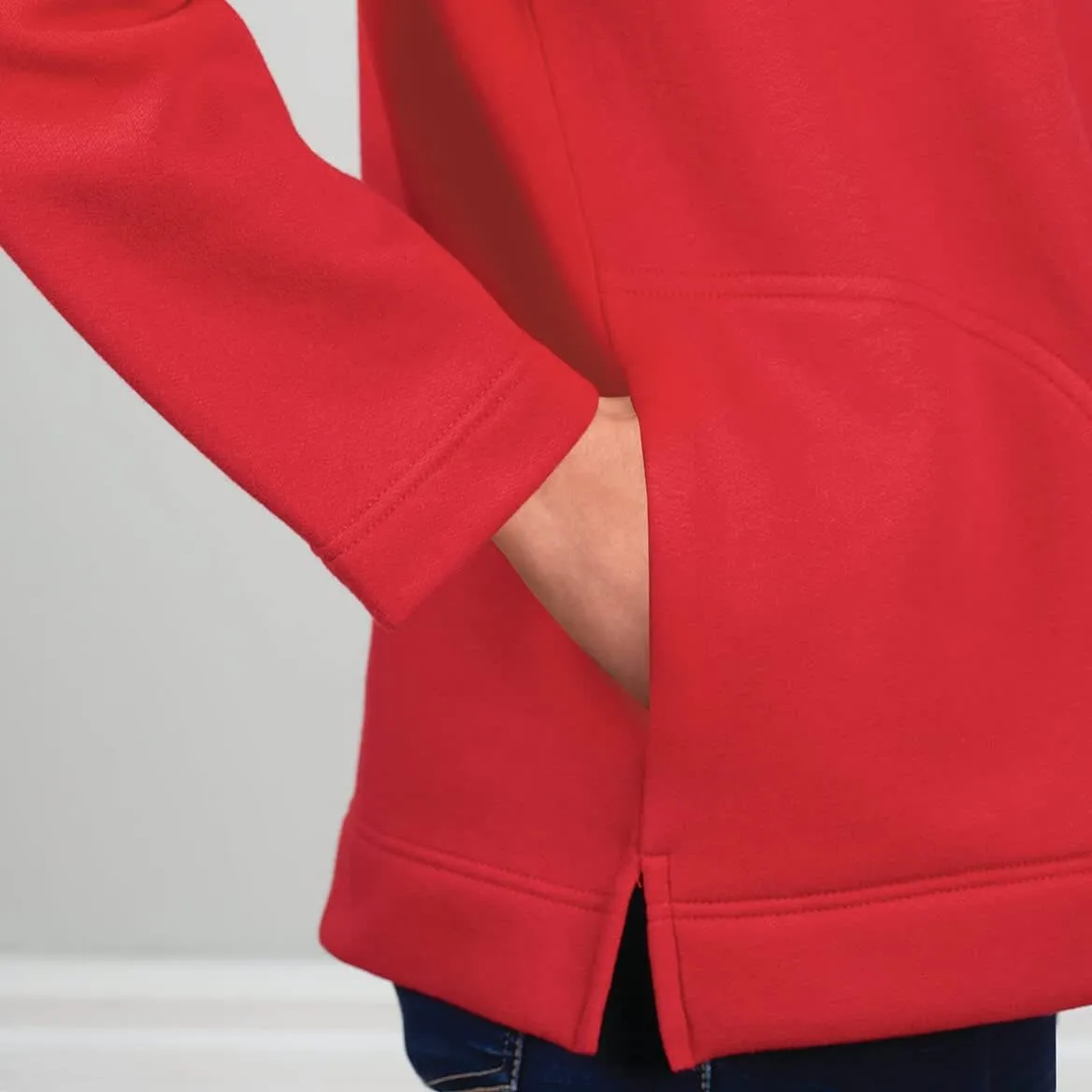 Snap Front Sweatshirt Cardigan by Sawyer CreekTM