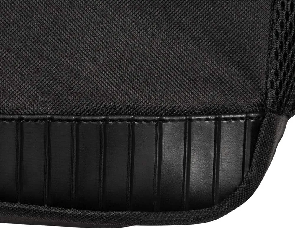 STAR WARS BLACK MANDALORIAN BACKPACK 18 INCH AIR MESH PADDED BAG (The Child and Stars)