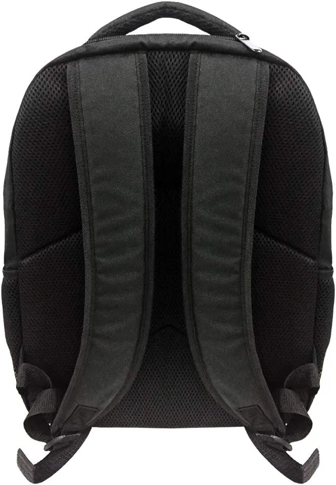 STAR WARS BLACK MANDALORIAN BACKPACK 18 INCH AIR MESH PADDED BAG (The Child Unknown Species)