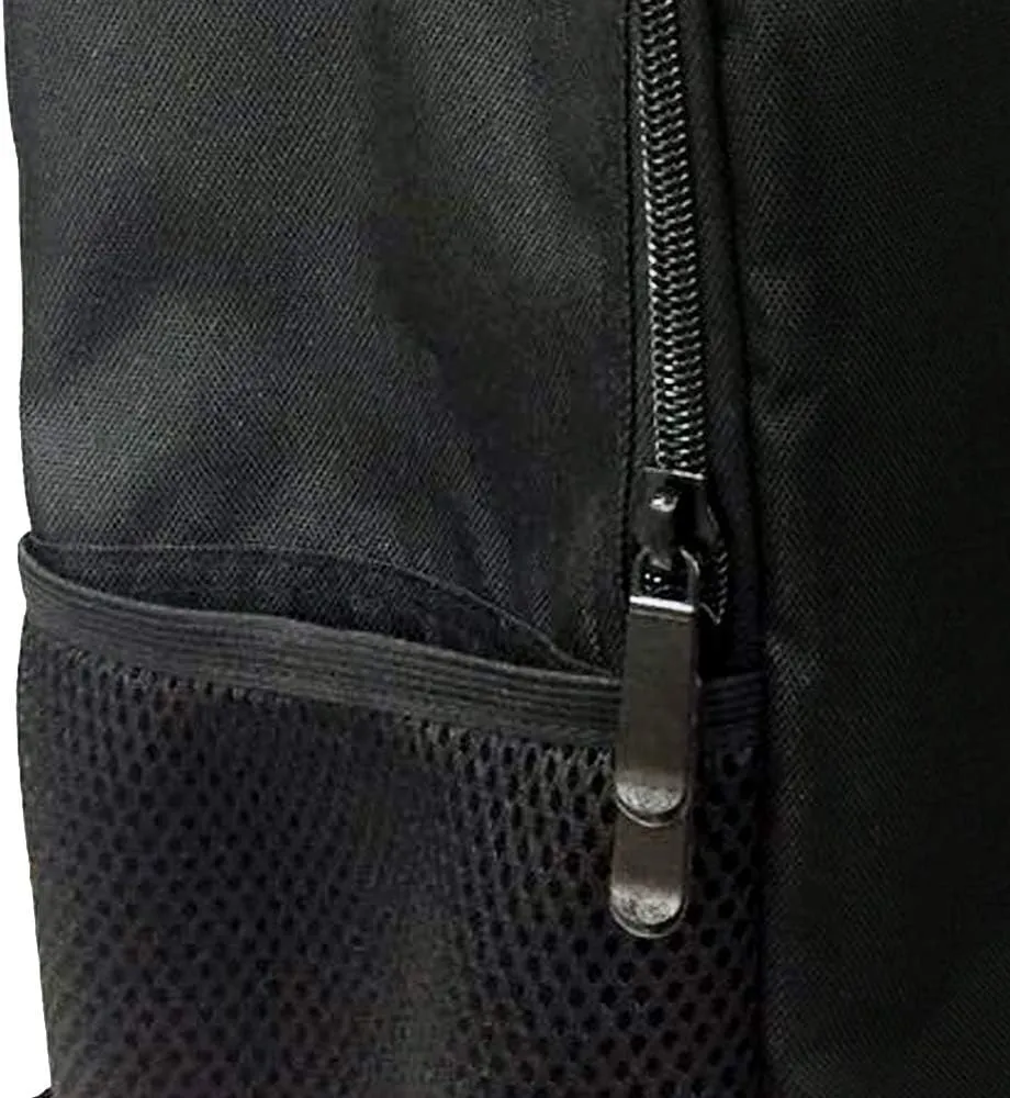 STAR WARS BLACK MANDALORIAN BACKPACK 18 INCH AIR MESH PADDED BAG (The Child Unknown Species)