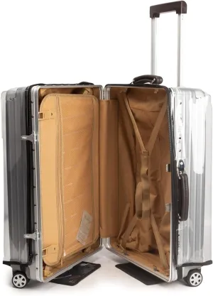 TEA&YOU Original Luggage Cover with Easy-Access Zipper Popular Transparent Waterproof And Damage Resistant (28 inches)