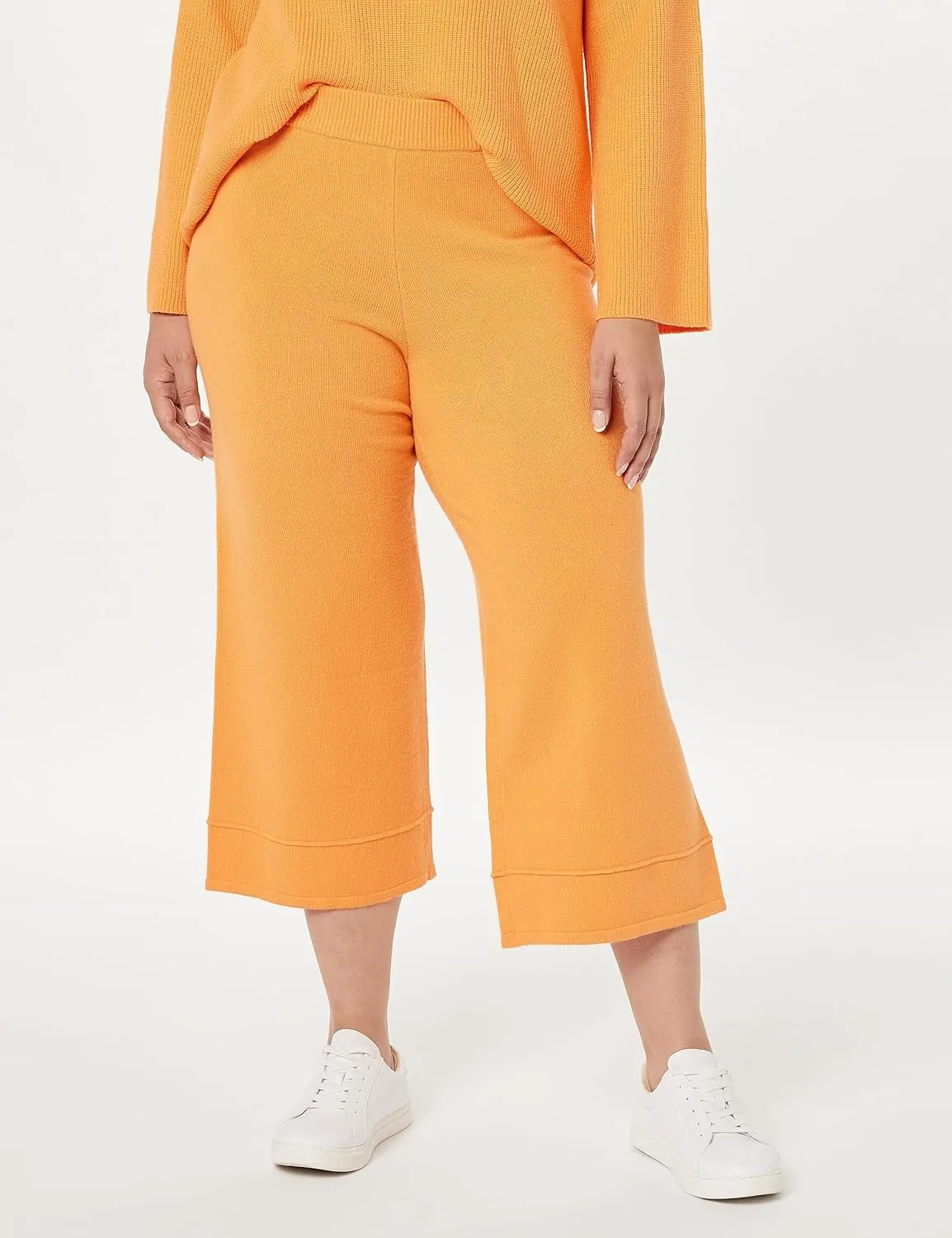 The Drop Women's Bernadette Pull-on Loose-fit Cropped Sweater Pant