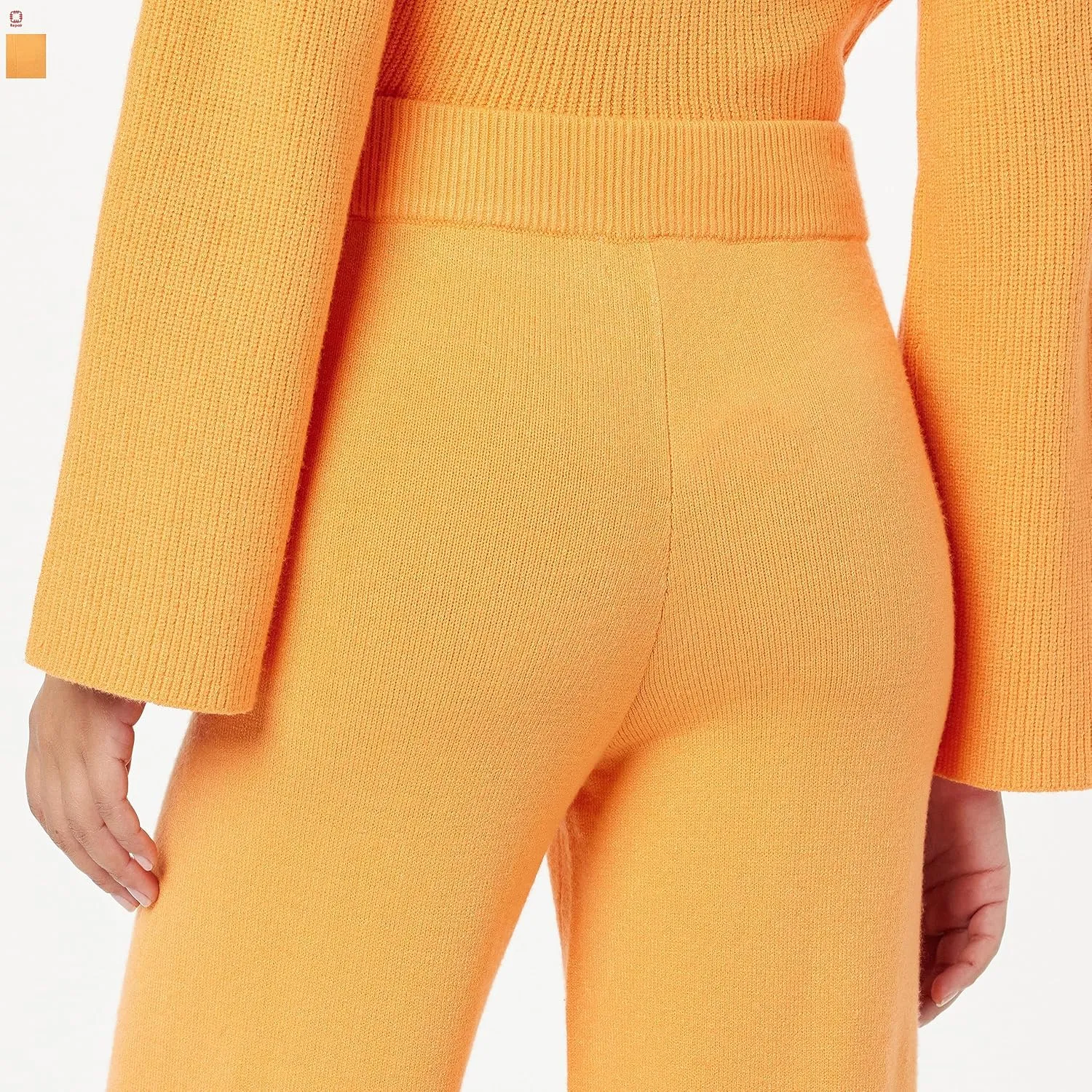 The Drop Women's Bernadette Pull-on Loose-fit Cropped Sweater Pant