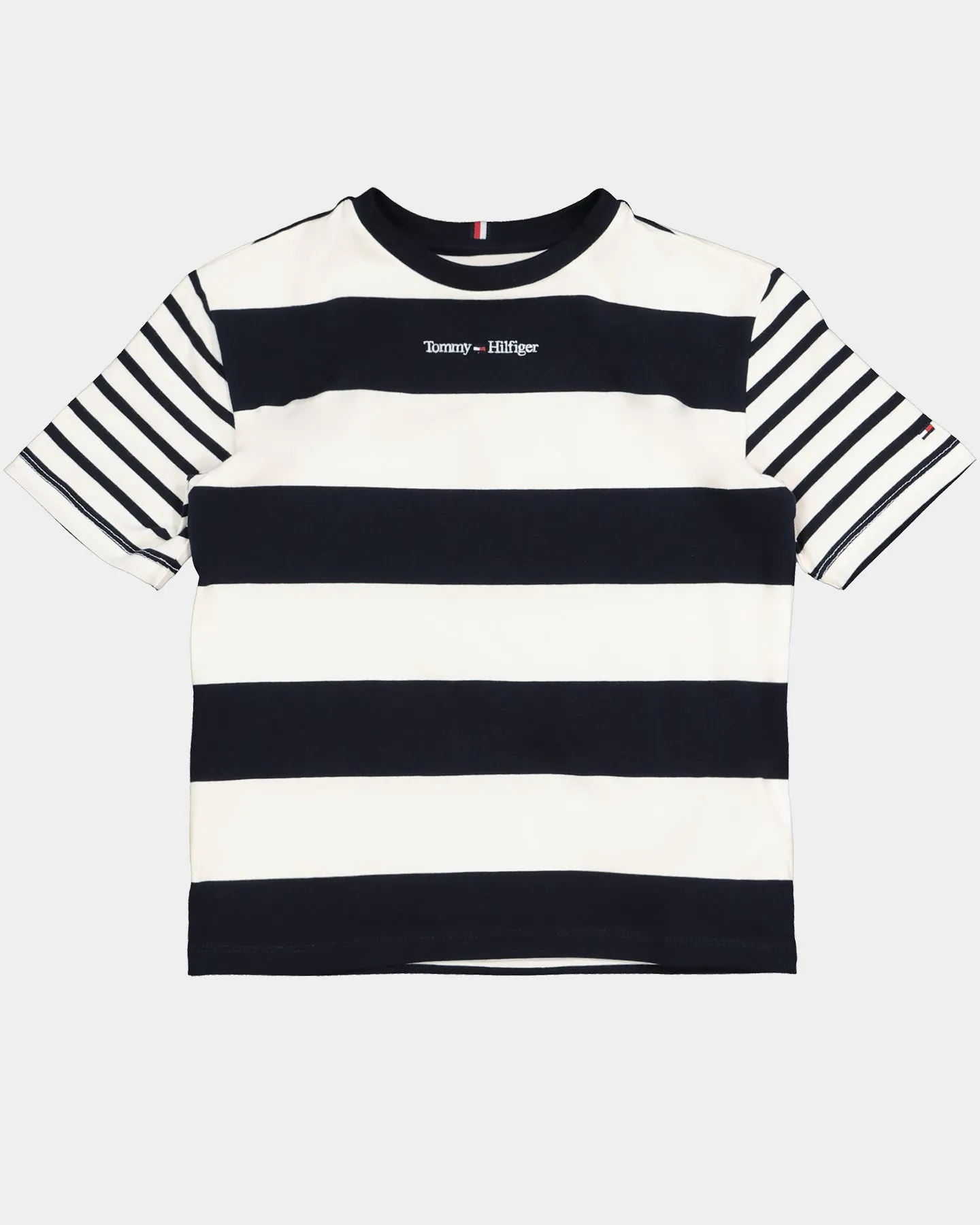 Tommy Jeans Kids' Bold Stripe Logo T-Shirt Desert Sky