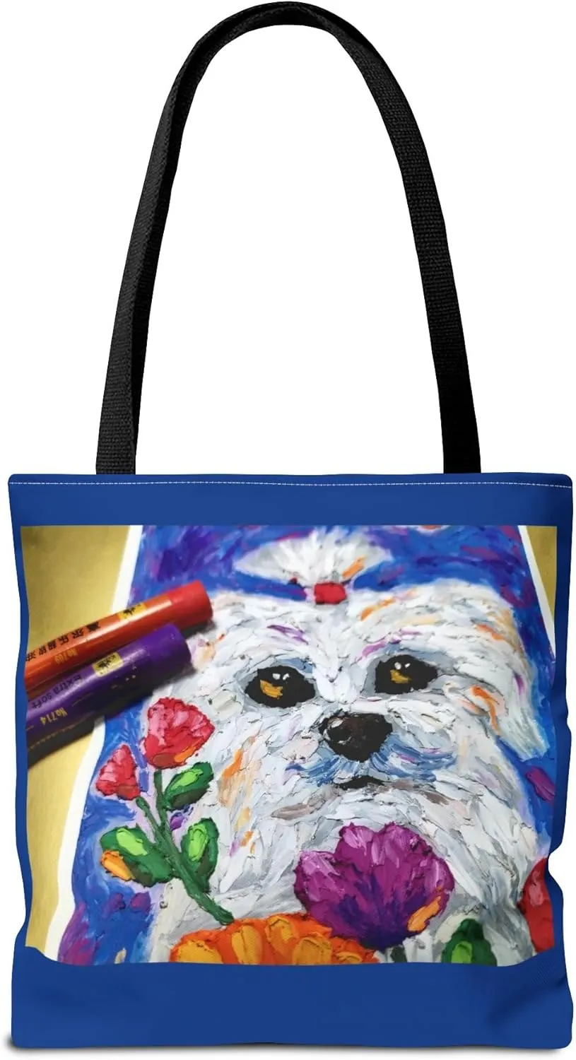 Tote Bag (AOP) designer Grocery Bags Cute Pet Design Foldable Reusable Bags for Gym beach gear teenager girl