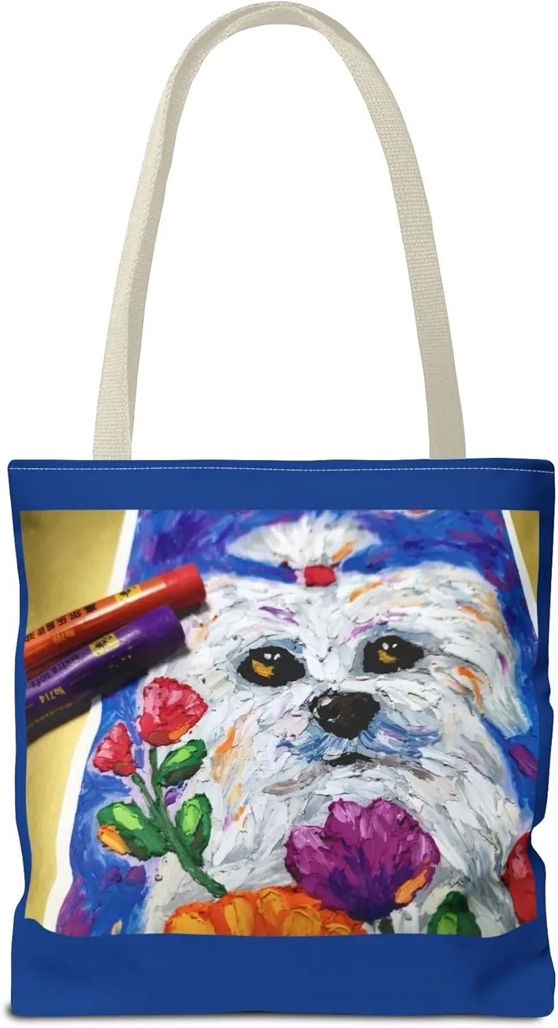 Tote Bag (AOP) designer Grocery Bags Cute Pet Design Foldable Reusable Bags for Gym beach gear teenager girl
