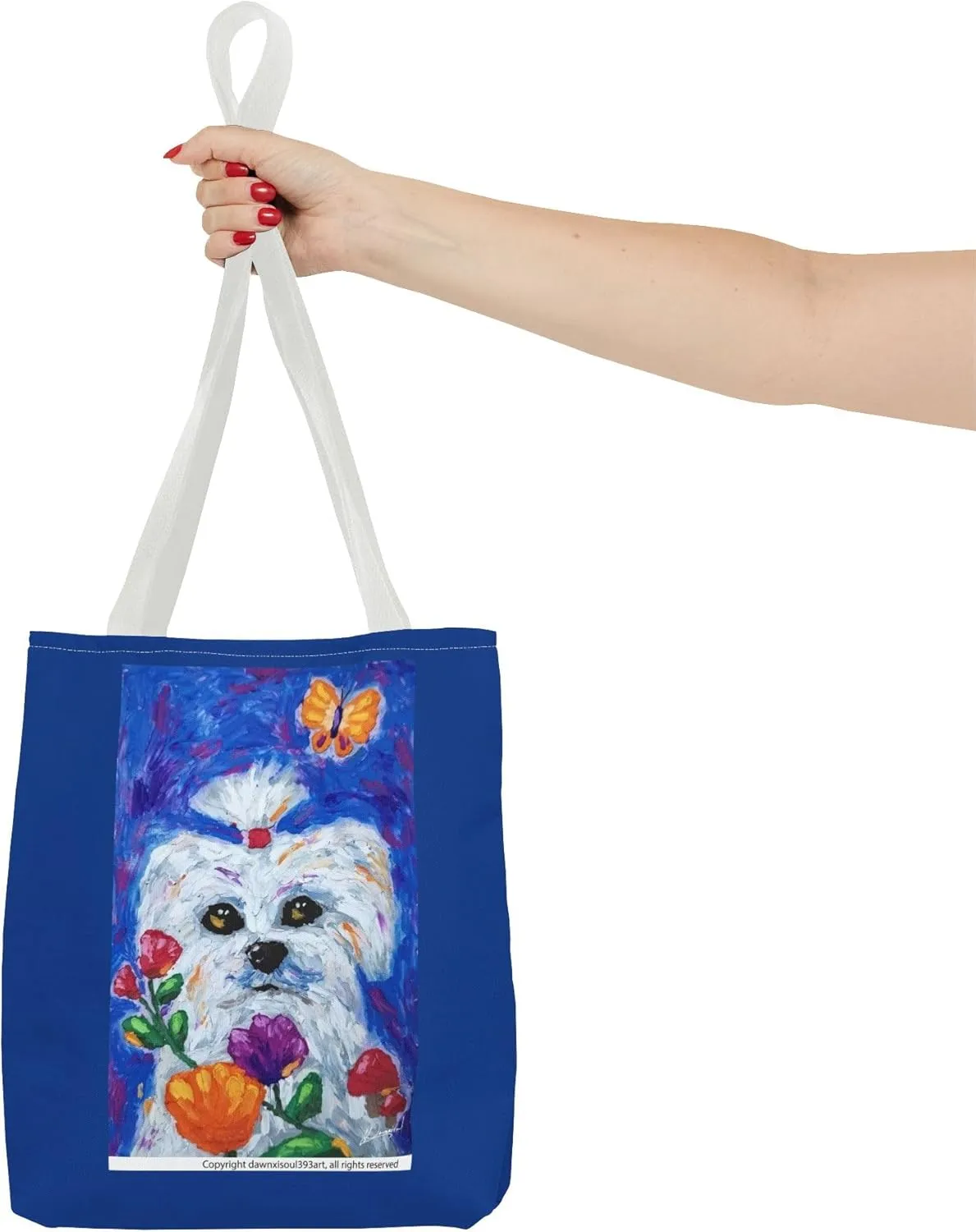 Tote Bag (AOP) designer Grocery Bags Cute Pet Design Foldable Reusable Bags for Gym beach gear teenager girl