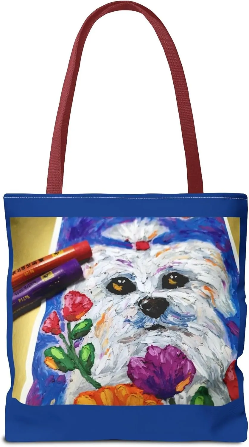 Tote Bag (AOP) designer Grocery Bags Cute Pet Design Foldable Reusable Bags for Gym beach gear teenager girl