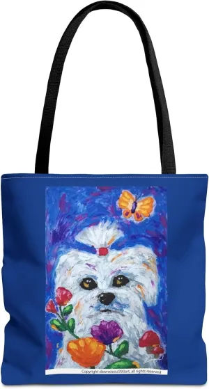 Tote Bag (AOP) designer Grocery Bags Cute Pet Design Foldable Reusable Bags for Gym beach gear teenager girl