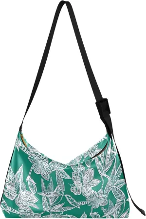Tropical Leaves Decoration Leather Hobo Purses Women Large Crossbody Purses Unique Animal Print Womens Shoulder Purse
