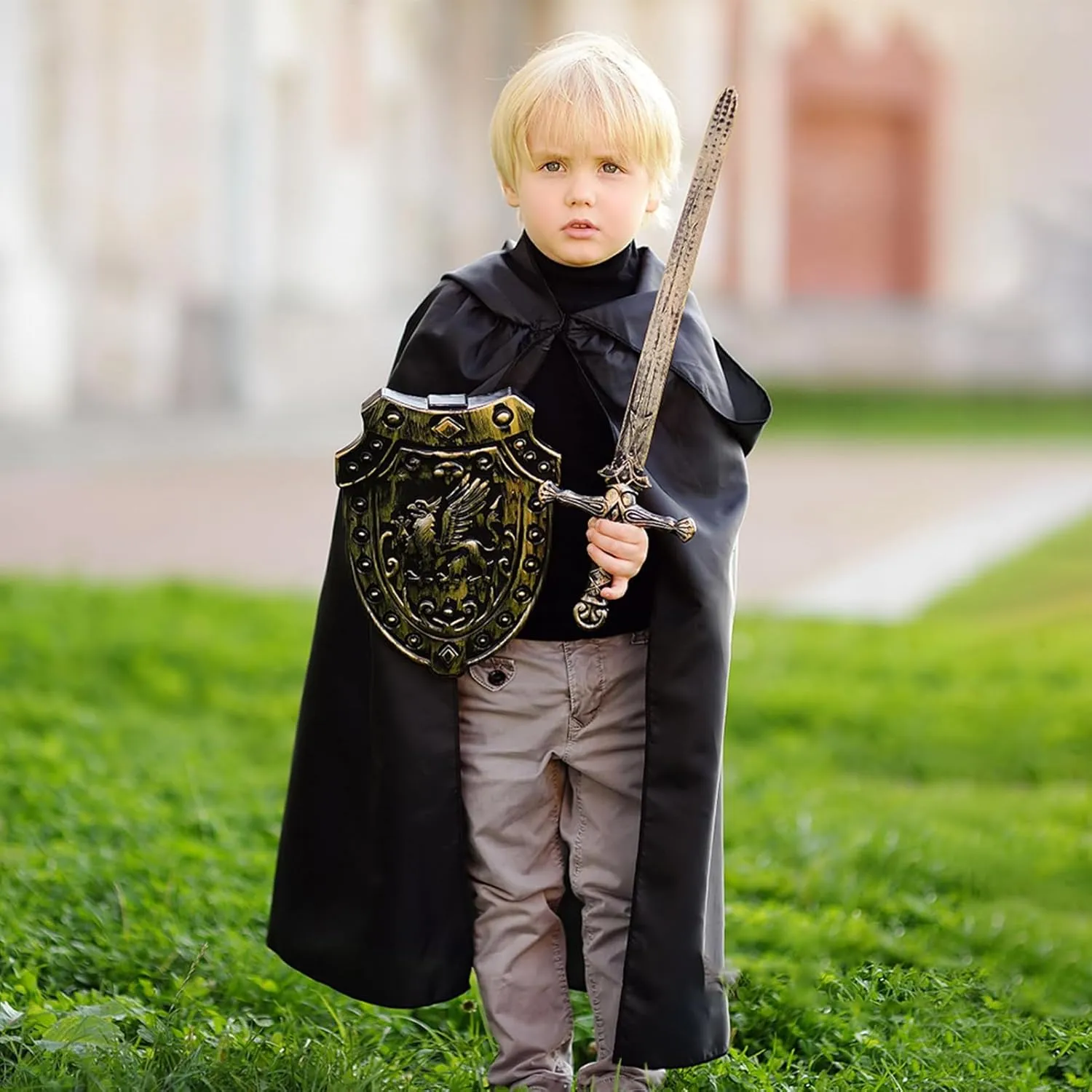 Unisex Halloween Christmas Cloak, Kids Halloween Cloak Set for Festive, Soft Creative Fashionable Witch Cape