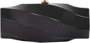 Women Acrylic Clutch Purse Unique Metallic Irregular Box Evening Bag Chain Shoulder Bag For Wedding Cocktail Party 2025