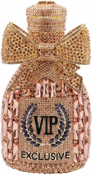 Women Rhinestone Clutch Purse Champagne Bottle Evening Bag Bling Diamond Handbag Unique Bride Purse for Paty Wedding