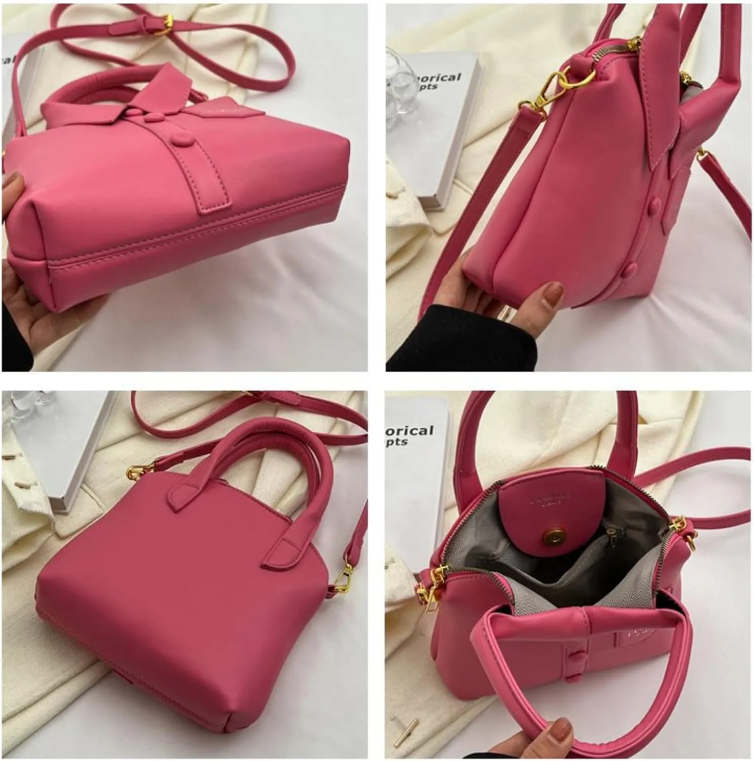 Women Shirt Shaped Satchel PU Leather Shoulder Bag Unique Crossbody Clutch Handbags Ladies Evening Purse Cute Jacket Bag