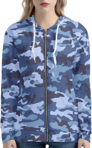 Womens Zip Up Hoodie Unique Graphic Long Sleeve Hooded Sweatshirt Pocket Loose Fit Winter Fall Clothes