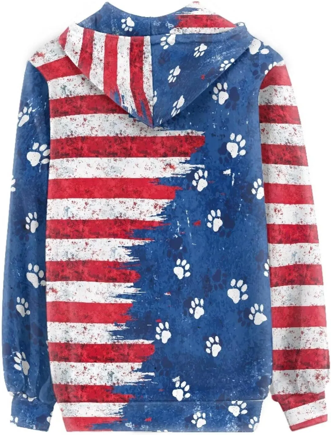 Womens Zip Up Hoodie Unique Graphic Long Sleeve Hooded Sweatshirt Pocket Loose Fit Winter Fall Clothes